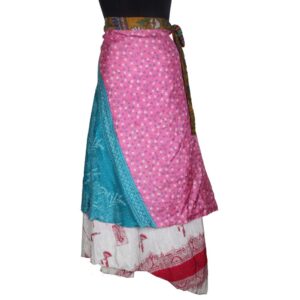 Vintage Silk Magic Wrap Skirt SW2019