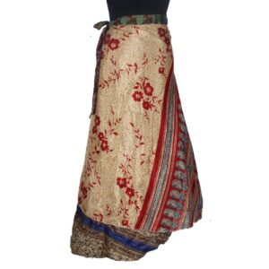 Vintage Silk Magic Wrap Skirt SW2020
