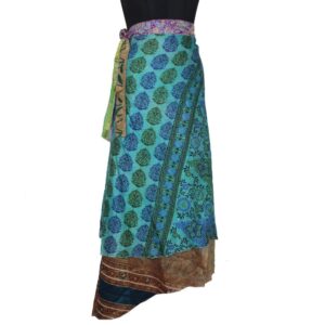 Vintage Silk Magic Wrap Skirt SW2021
