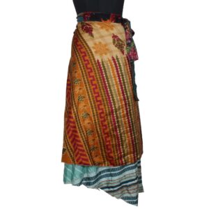 Vintage Silk Magic Wrap Skirt SW2022