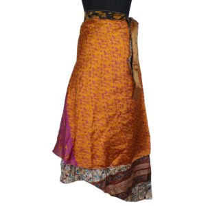 Vintage Silk Magic Wrap Skirt SW2025