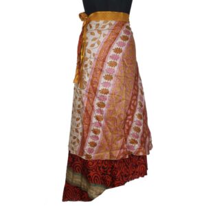 Vintage Silk Magic Wrap Skirt SW2032