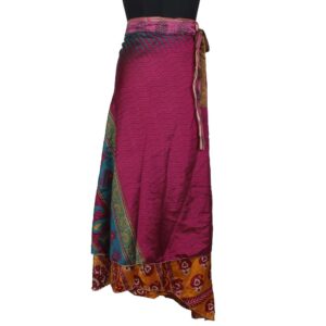 Vintage Silk Magic Wrap Skirt SW2034