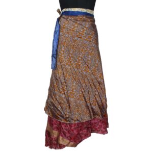 Vintage Silk Magic Wrap Skirt SW2037