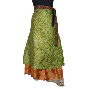 Vintage Silk Magic Wrap Skirt SW2038