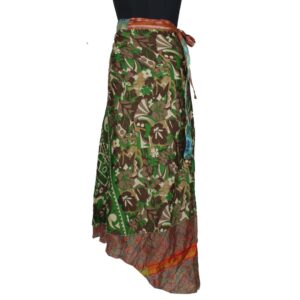 Vintage Silk Magic Wrap Skirt SW2042
