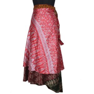 Vintage Silk Magic Wrap Skirt SW2048