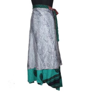 Vintage Silk Magic Wrap Skirt SW2050