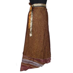 Vintage Silk Magic Wrap Skirt SW2054