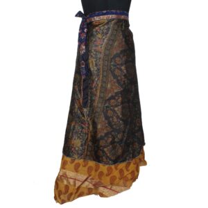 Vintage Silk Magic Wrap Skirt SW2056