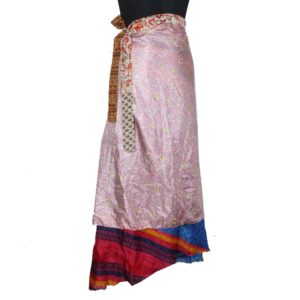 Vintage Silk Magic Wrap Skirt SW2059