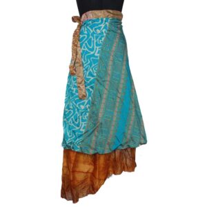 Vintage Silk Magic Wrap Skirt SW2062