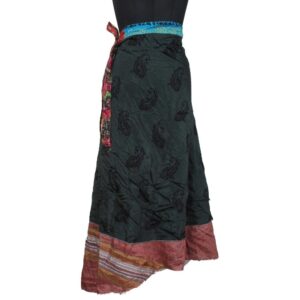 Vintage Silk Magic Wrap Skirt SW2063
