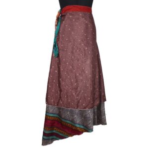 Vintage Silk Magic Wrap Skirt SW2064