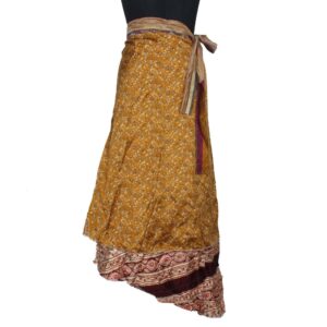 Vintage Silk Magic Wrap Skirt SW2066
