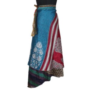 Vintage Silk Magic Wrap Skirt SW2068
