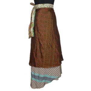 Vintage Silk Magic Wrap Skirt SW2070