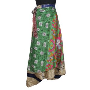 Vintage Silk Magic Wrap Skirt SW2071
