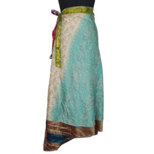 Vintage Silk Magic Wrap Skirt SW2075