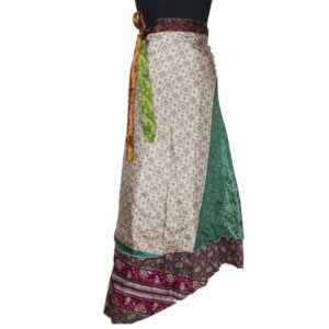 Vintage Silk Magic Wrap Skirt SW2077