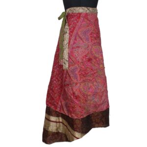 Vintage Silk Magic Wrap Skirt SW2083