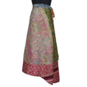 Vintage Silk Magic Wrap Skirt SW2087