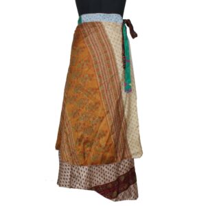 Vintage Silk Magic Wrap Skirt SW2088