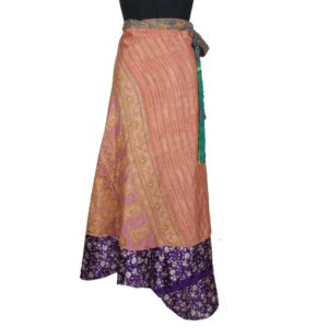 Vintage Silk Magic Wrap Skirt SW2089