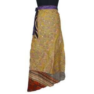 Vintage Silk Magic Wrap Skirt SW2090