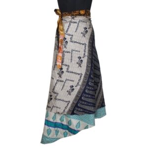 Vintage Silk Magic Wrap Skirt SW2093