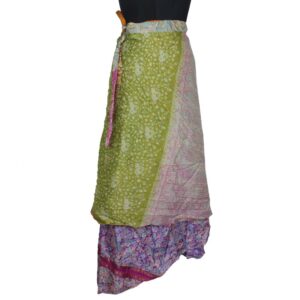 Vintage Silk Magic Wrap Skirt SW2094