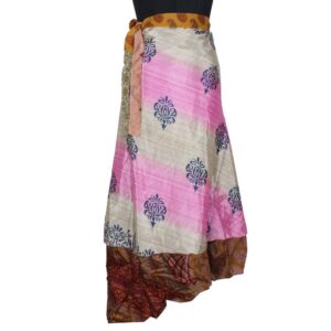 Vintage Silk Magic Wrap Skirt SW2096