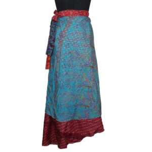 Vintage Silk Magic Wrap Skirt SW2097