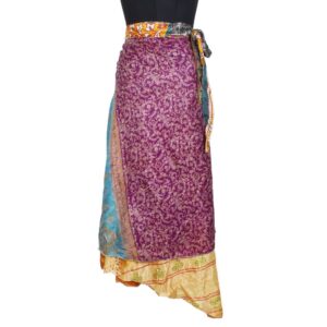 Vintage Silk Magic Wrap Skirt SW2108
