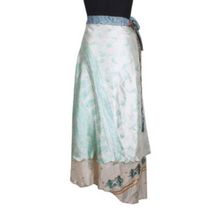 Vintage Silk Magic Wrap Skirt SW2109