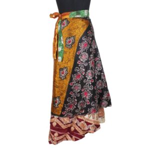 Vintage Silk Magic Wrap Skirt SW2110