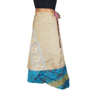 Vintage Silk Magic Wrap Skirt SW2115