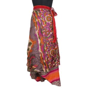Vintage Silk Magic Wrap Skirt SW2120