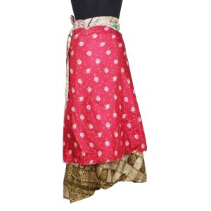 Vintage Silk Magic Wrap Skirt SW2123