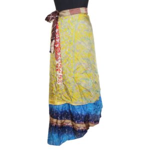 Vintage Silk Magic Wrap Skirt SW2125
