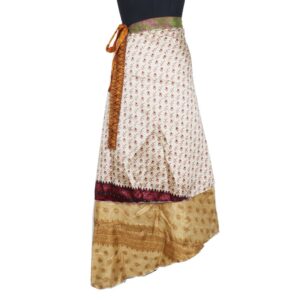 Vintage Silk Magic Wrap Skirt SW2126