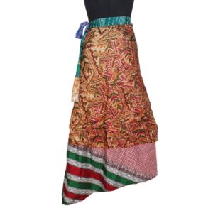Vintage Silk Magic Wrap Skirt SW2131