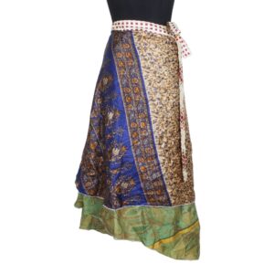 Vintage Silk Magic Wrap Skirt SW2140