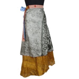 Vintage Silk Magic Wrap Skirt SW2141