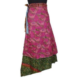 Vintage Silk Magic Wrap Skirt SW2142