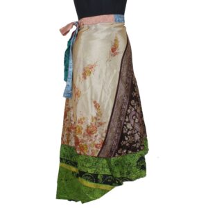 Vintage Silk Magic Wrap Skirt SW2143