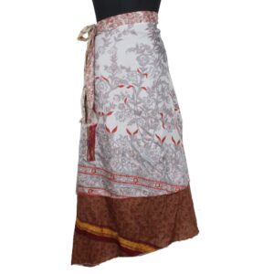 Vintage Silk Magic Wrap Skirt SW2147