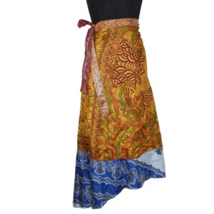 Vintage Silk Magic Wrap Skirt SW2152