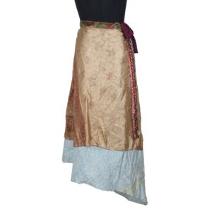 Vintage Silk Magic Wrap Skirt SW2158