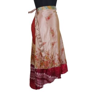 Vintage Silk Magic Wrap Skirt SW2159